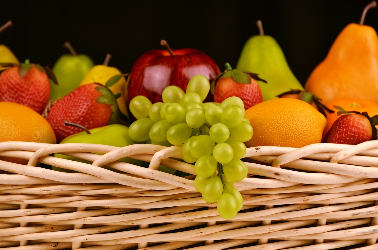 Cesta de frutas y verduras